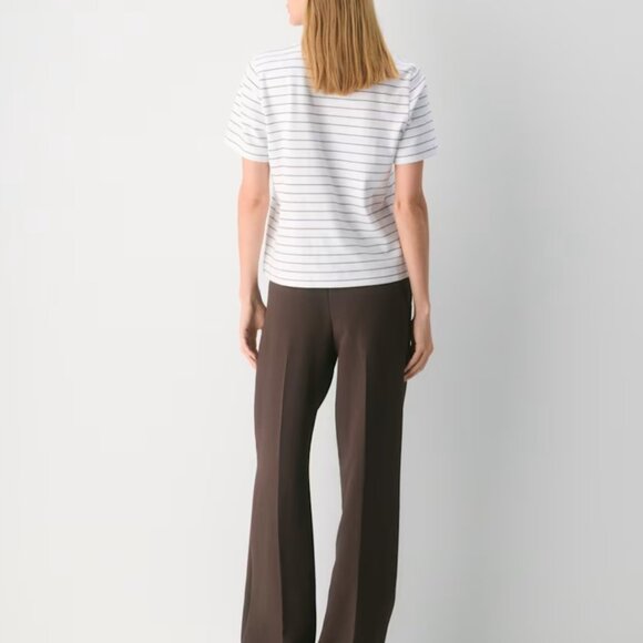 NWT Aritzia The Effortless Pant - Crepette Rich Mocha Brown 8 - Picture 5 of 7